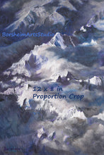 Charger l&#39;image dans la galerie, Digital Download Alps SnowCapped Mountains Aerial View YOU Print
