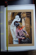 Load image into Gallery viewer, PRINT Street Performers Men Florence Italy Mimes Buskers in Firenze
