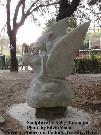 Pinocchio sul Colombo ~ Parco di Pinocchio Collodi Tuscany Italy  Sculpture in Park