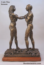 Cargar imagen en el visor de la galería, I am You Standing Couple Bronze Instant Connection
