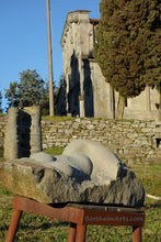 Load image into Gallery viewer, Nude Torso of a Woman Casacata (Waterfall) ~ Symposium 2013 Castelvecchio Valleriana Tuscany Italy in front of La Pieve Church
