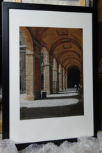 Cargar imagen en el visor de la galería, Framed and Ready to Hang Palazzo Pitti - Firenze, Italia ~ Original Pastel &amp; Charcoal Drawing Italian architecture
