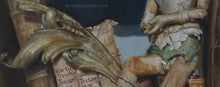Cargar imagen en el visor de la galería, Beautiful textures Detail Sitting on a Shelf Headless Antique Wooden Puppet Bookshelf Library
